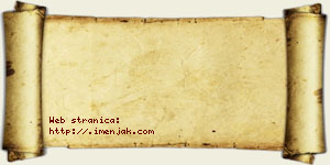 Angelina Karanović vizit kartica